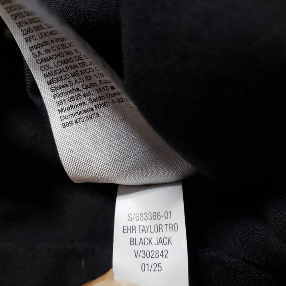 NWT Old Navy Taylor Black High Rise Wide Leg Linen Blend Trousers Womens Medium - Picture 8 of 11